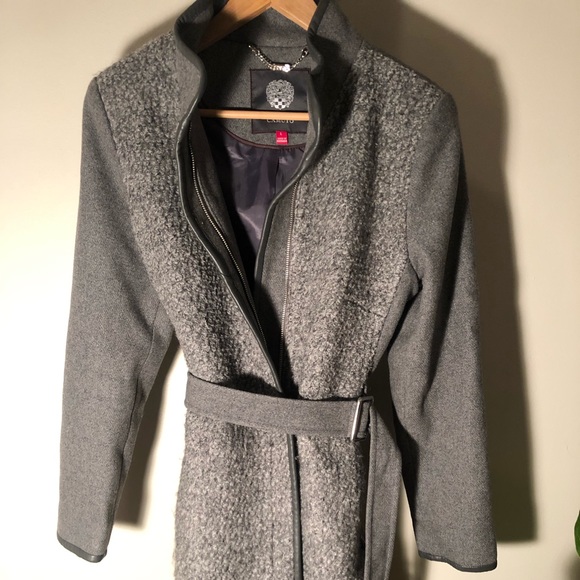 Vince Camuto zip up wool coat - Picture 2 of 4